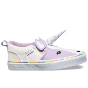 NWT Rare Vans Archer Slip-On Unicorn Shoes Size 6 GS